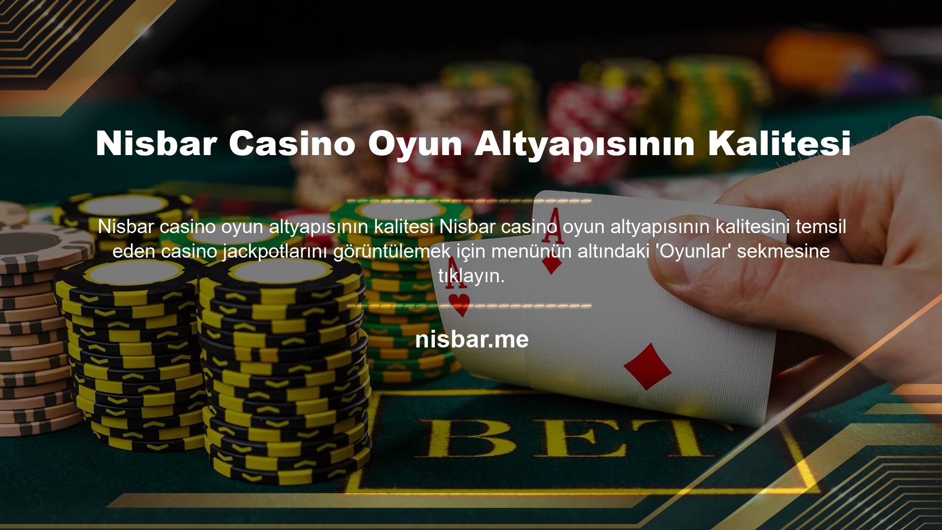 Nisbar Casino Oyun Altyapısının Kalitesi