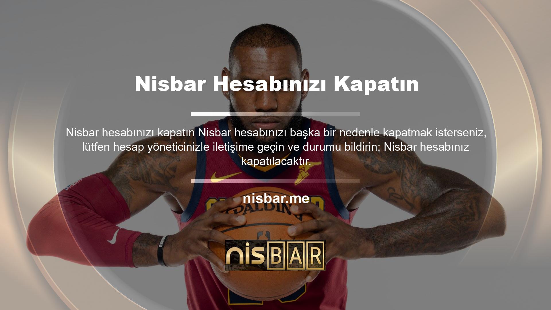 Nisbar web sitesi, Nisbar ile ilgili konularda veri sağlar ve mevcut web sitesi adresinden bir düğmeyi tıklayarak oturum açmanıza olanak tanır