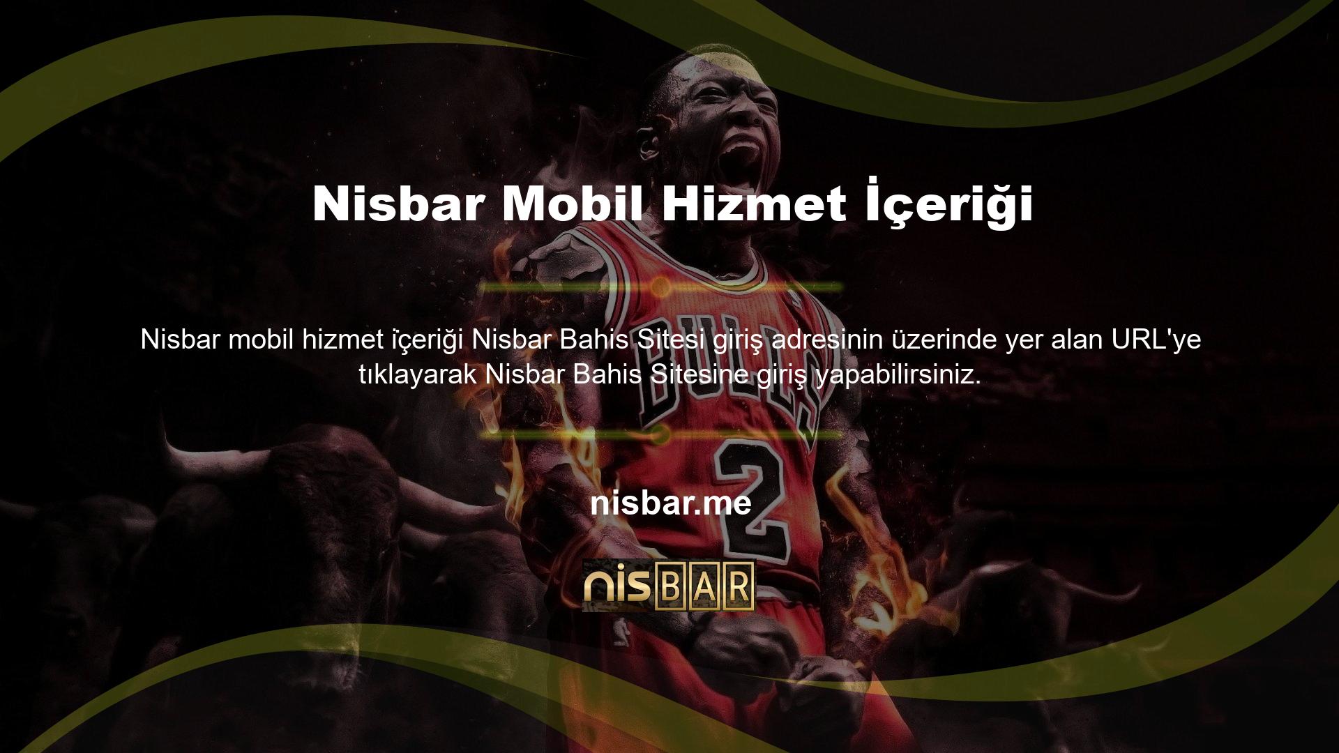 Nisbar Bet'in kullanıcılarına sağladığı mobil bağlantı, tüm hizmetlerden daha hızlı yararlanmalarını sağlar
