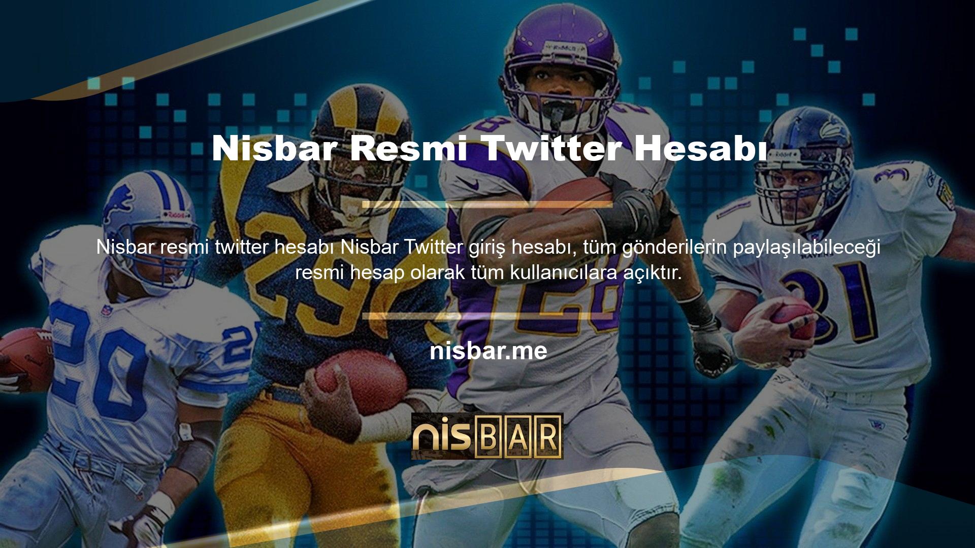 Resmi Twitter hesabı @Nisbar, bu bilgileri resmitwitteraccount